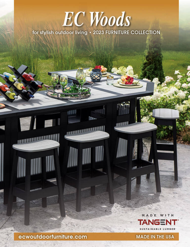 DGA Design EC Woods Outdoor Poly Furniture Brochure Cover