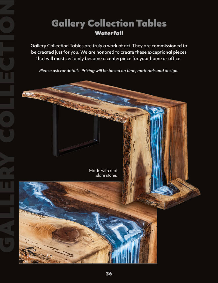 DGA Design Wood Grains and Resin Catalog Page 36