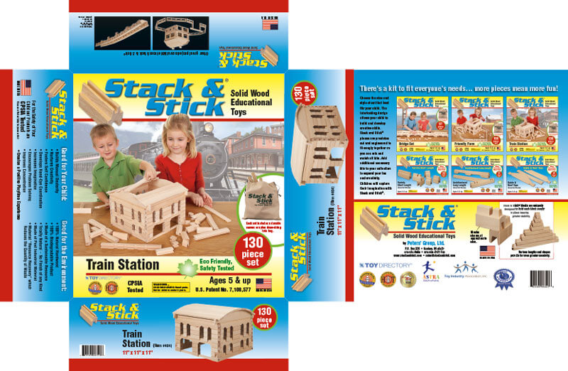DGA Design Peters Group Stack and Stick Train Station Box Design